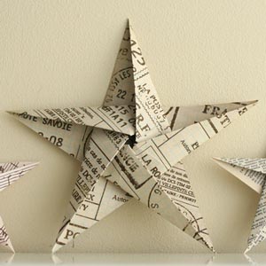 Origami Christmas Star