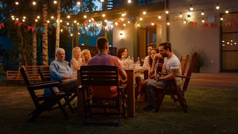 50th birthday ideas outdoor dinner