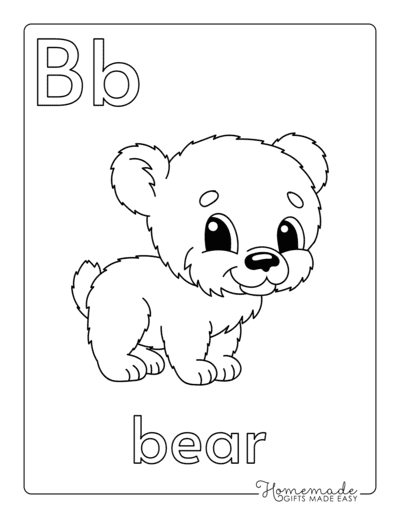 FREE! - Free Printable Alphabet Page Colouring