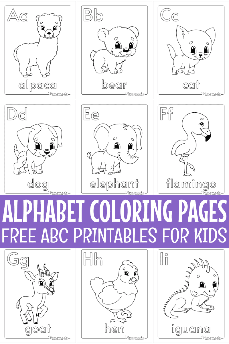 COLORING ABC: Toddler activities , kids coloring books ages 4-6