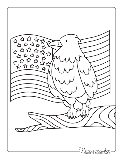 American Flag Coloring Pages Hand Drawn Eagle and Us Flag to Color American Flag Coloring Pages Hand Drawn Eagle and Us Flag to Color
