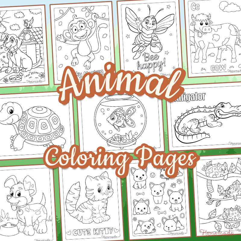 animal coloring pages