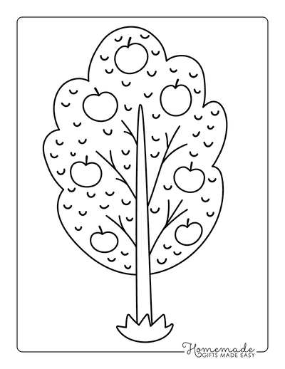 Apple Tree Stencil