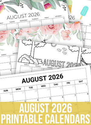 August calendar