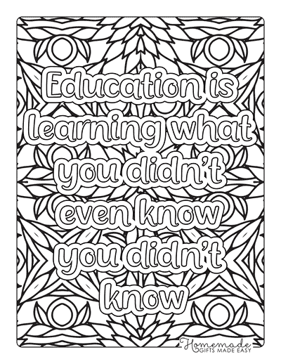 Back to School Coloring Pages Motivational Education Mandala Back to School Coloring Pages Motivational Education Mandala