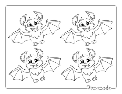Bat Template Cartoon Small