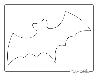 printable bat silhouette