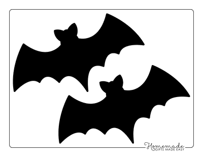 Bat Template Medium Black