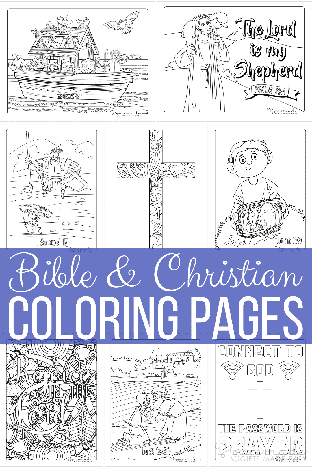 Free printable Bible coloring pages