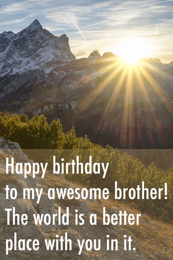 Featured image of post Happy Birthday Wishes To My Brother In English