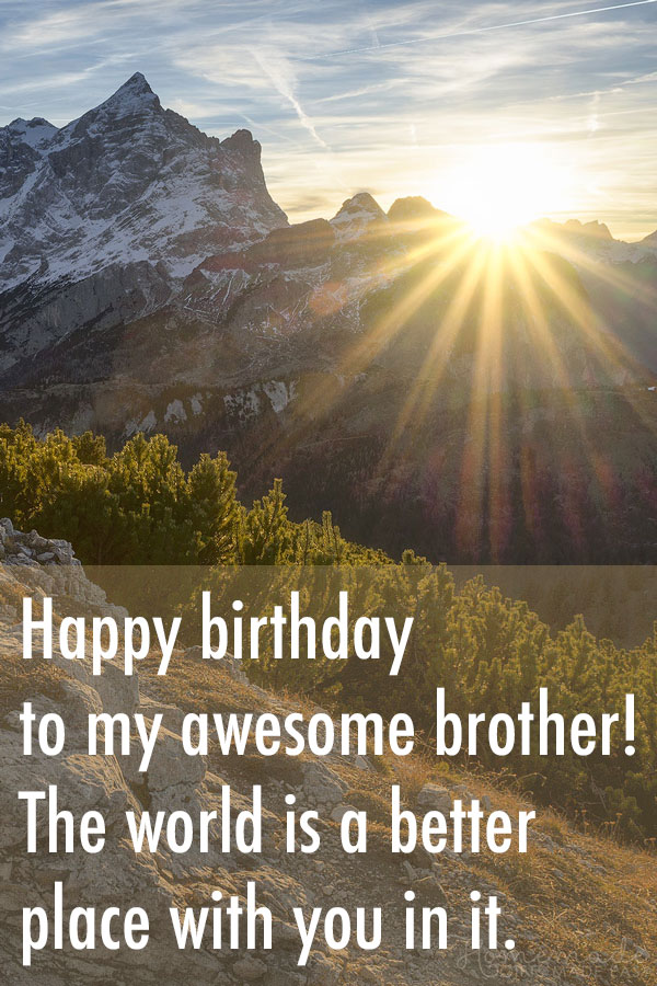 happy birthday wishes for brother on facebook