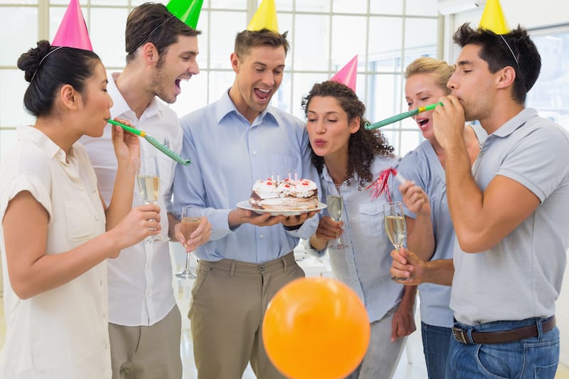 birthday wishes for coworker office party