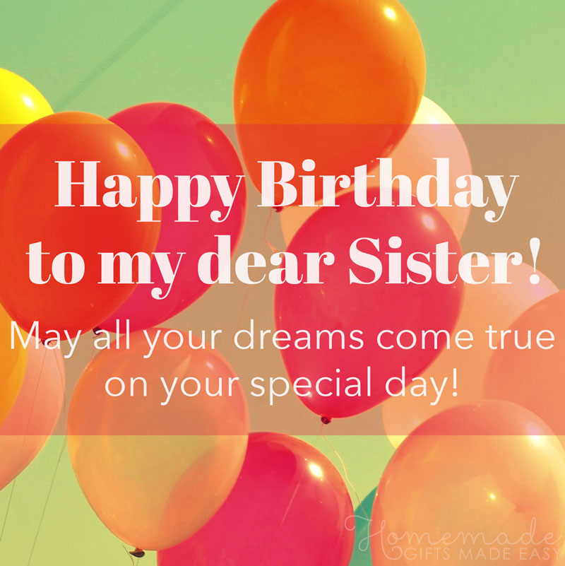 birthday wishes essay for sister