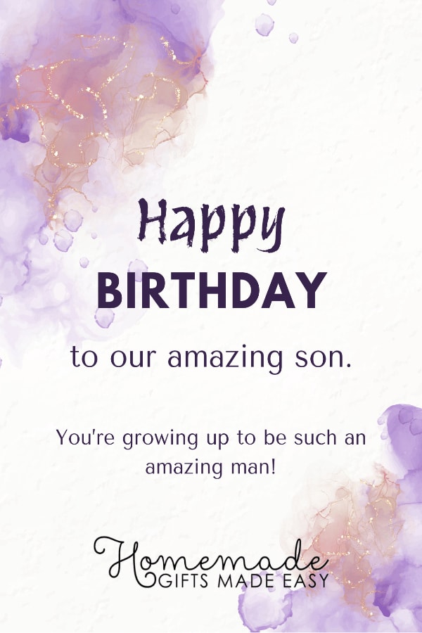 birthday wishes to our amazing son