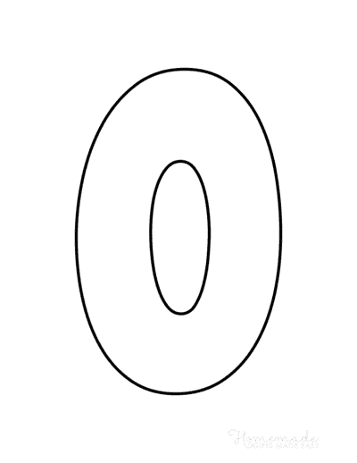 Bubble Letters Rounded Uppercase O