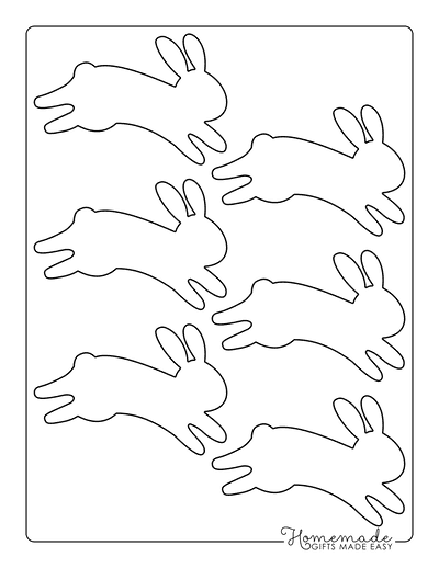 Bunny Template Leaping Small