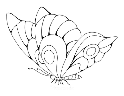 Butterfly Coloring Pages Beautiful