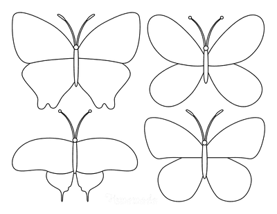 Free Butterfly Coloring Pages for Kids & Adults