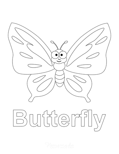 112 Best Butterfly Coloring Pages Free Printables For Kids Adults