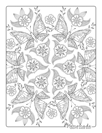 Mandala Adult Coloring Pages, Coloring Book PDF for Adults