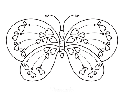 Butterflies Coloring Pages Printable : 112 Best Butterfly Coloring Pages Free Printables For Kids Adults
