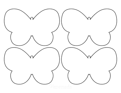 full page butterfly template