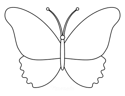 Page 9 - Free and customizable butterfly templates