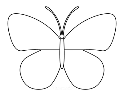 Free Printable Butterfly Templates & Outlines