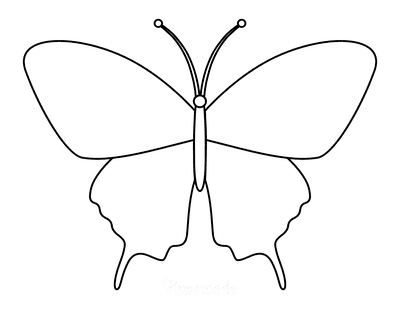 Free Printable Butterfly Templates & Outlines