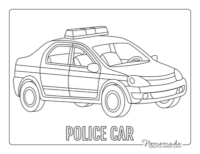 Free Printable Car Coloring Pages for Kids