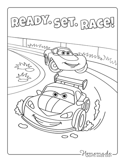 Ready, Set, Color! a Fast and Cool Coloring Book for Boys and Girls [Book]