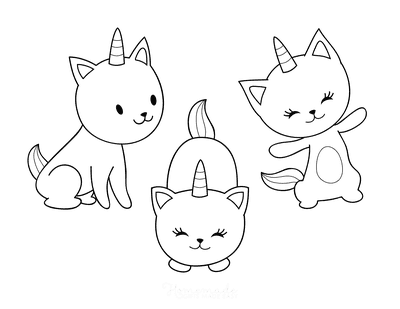 Skip to my Lou - These printable cat coloring pages include some simple  drawings for kids of all ages and more detailed cat coloring pages for  adults. With lots of kittens and