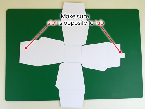 medium takeout box template assembly step 4