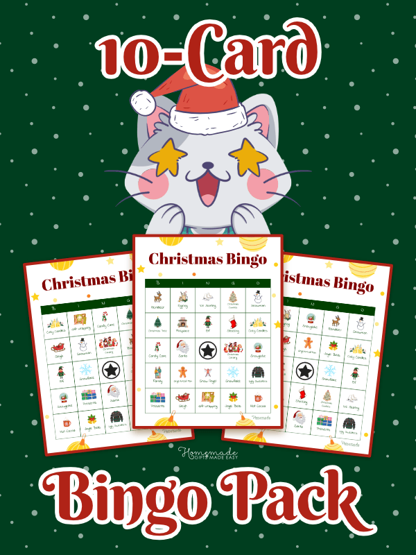 Christmas Bingo Playful Festive 10 Pack