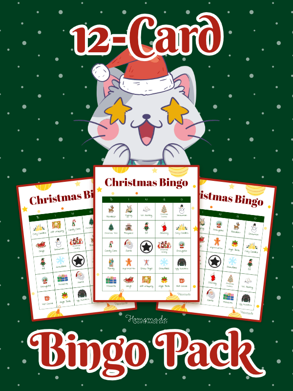 Christmas Bingo Playful Festive 12 Pack