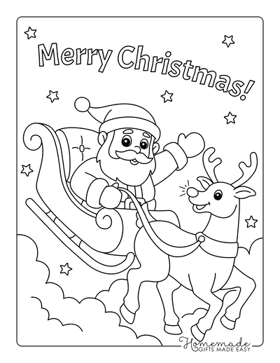 Merry Christmas Coloring Book for Kids Ages 8-12: 100 fun and cute
