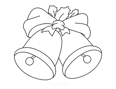 Christmas Coloring Pages Christmas Bells Preschoolers
