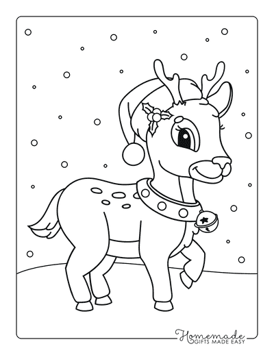 christmas cartoon character coloring pages