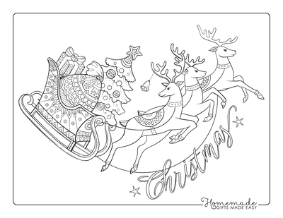 Reindeer Coloring Pages for Kids & Adults | Free Printables