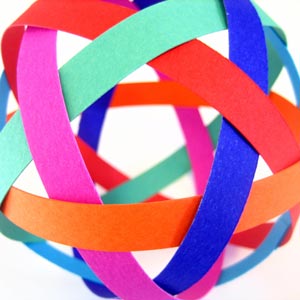 woven ball christmas ornament
