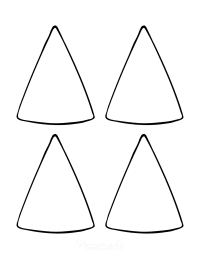 Christmas Tree Coloring Page Blank Tree Small