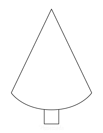 Christmas Tree Templates  Free Printable Outlines & Patterns in All Shapes & Sizes