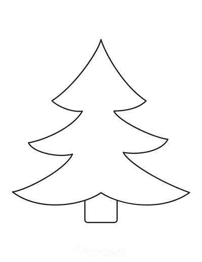 christmas tree stencil