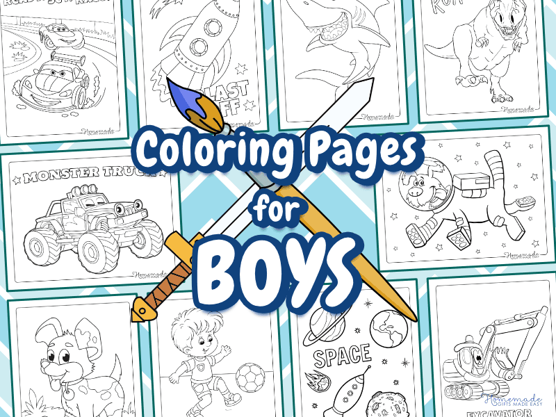 coloring pages for boys