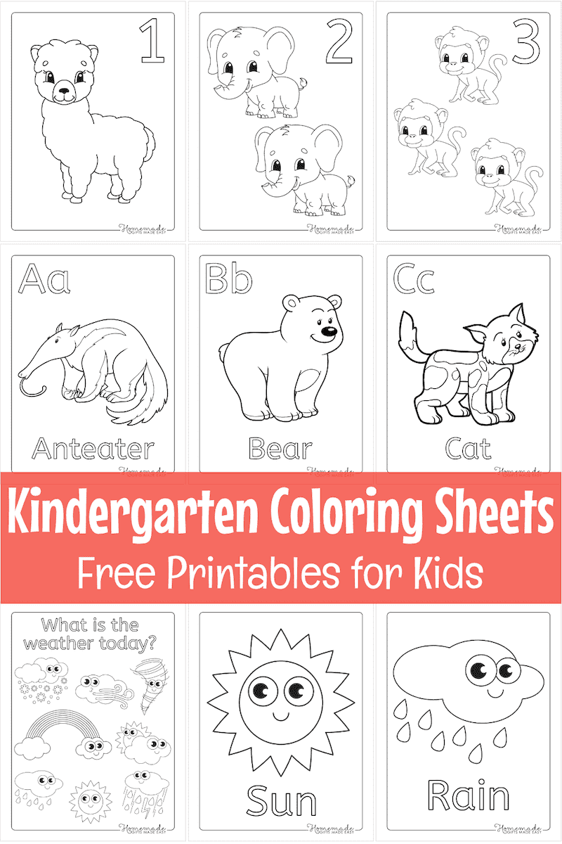 Toddlers Coloring Pages (100% Free Printables)