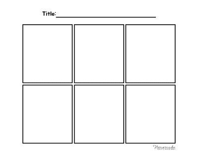 Comic Strip Templates Blank 6 Panel Comic Strip Template V1