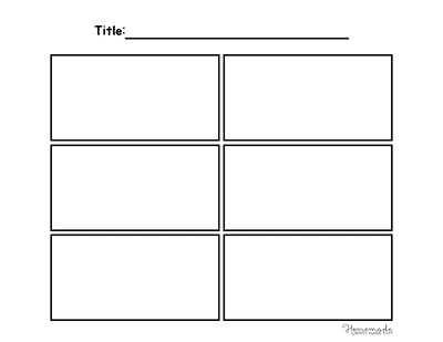 Comic Strip Templates Blank 6 Panel Comic Strip Template V2
