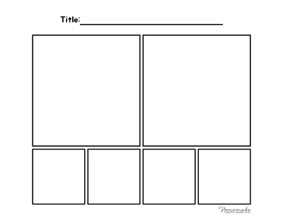 Comic Strip Templates Blank 6 Panel Comic Strip Template V3
