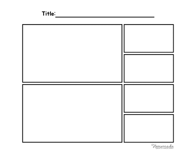 Comic Strip Templates Blank 6 Panel Comic Strip Template V4