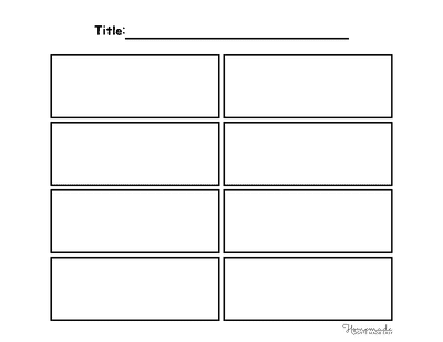 Comic Strip Templates Blank 8 Panel Comic Strip Template V6